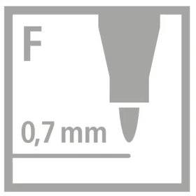 STABILO® OHPen Universal - fine - červená (842/40)
