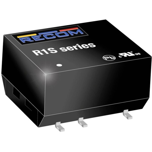 RECOM R1S-1212 DC / DC menič napätia, SMD 12 84 mA 1 W Počet výstupov: 1 x; R1S-1212
