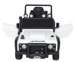 Mamido Detské elektrické autíčko Land Rover Defender 110 SVX Concept biele