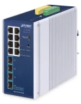 Planet IGS-4215-8T4X / Switch priemyselný / L2/L4 / 8x GbE RJ-45 / 4X SFP / DIN / IP30 (IGS-4215-8T4X)