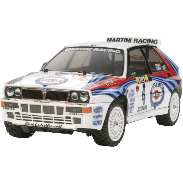 Tamiya TT-02 Lancia Delta HF Integrale komutátorový 1:10 RC model auta elektrický cestný model 4WD (4x4) BS; 58570