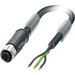 Phoenix Contact SAC-3P- 1,0-PVC/M12FSS PE napájacie vedenie, 1411644, 1 m, 1 ks; 1411644