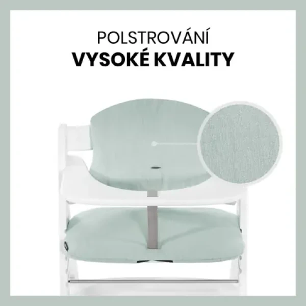 Hauck Polstrovanie Select na stoličky Alpha+, Beta+ a Arketa, Muslin, Mint (HK667453)