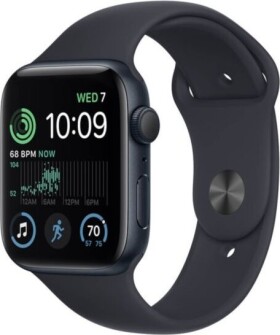 Apple Watch SE 2022 44mm GPS Midnight Alu Sport Čierny (MNK03)