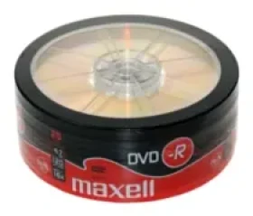 25ks DVD- R 4,7 GB Maxell 16x / Cake box (026215P)