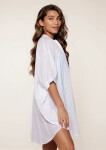 Dámsky kaftan LingaDore 7723 2XL/3XL Bílá