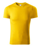 Tričko unisex žlté 3XL