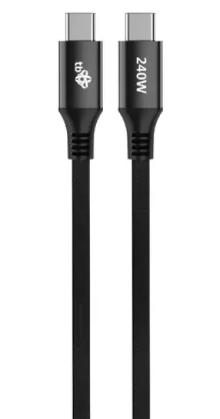 TB Touch USB-C - USB-C 240W čierna / Dátový kábel / 1 m / Power Delivery (AKTBXKUCCOSI10B)