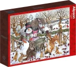 ALIPSON Puzzle Dva snehuliaci