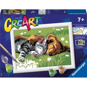 Ravensburger CreArt Spiaci pes a mačka