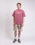 Gramicci Footprints Tee Pigment Dyed RED PIGMENT L