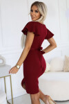 Dámske šaty 479-7 NINA - NUMOCO bordó L