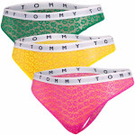 Tommy Hilfiger 3Pack tangá nohavičky UW0UW025240Y0 Yellow/Green/Pink