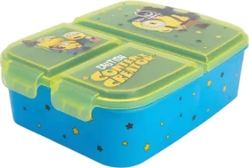 STOR Multi Box na desiatu Mimoni 3 / Box na desiatu / 3 priehradky / bez BPA (16110)