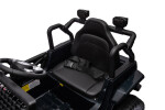 Mamido Mamido Elektrické autíčko OFFROAD čierne 12V Vysoký podvozok, široké sedadlo, Odpružené nápravy, 2,4 GHz Diaľkové ovládanie LED svetlá