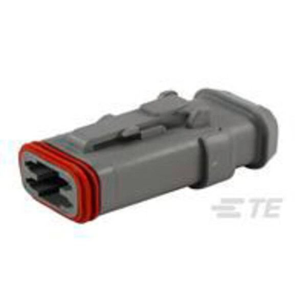 TE Connectivity zásuvkové púzdro na kábel DT Počet pólov 4 DT06-4S-CE04 1 ks; DT06-4S-CE04
