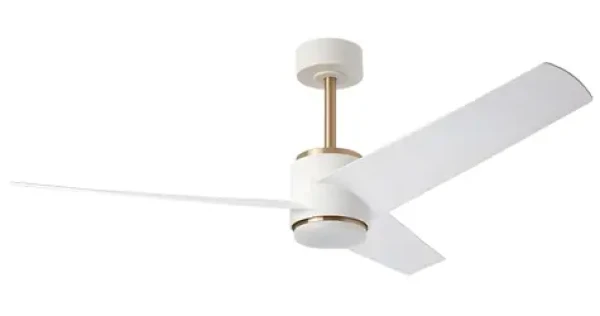 Immax NEO LITE BEAUTY SMART ružové zlato-biela / Stropné svietidlo s ventilátorom / 18W / Wi-Fi / TUYA (07281L)