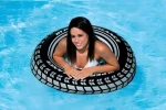 INTEX Kruh plávací Pneumatika / Nafukovací kruh / 91 cm / nosnosť 60 kg (T00830045)