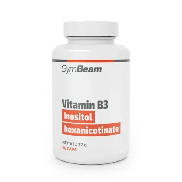 Flush-free Niacín (Vitamín B3) - GymBeam (90 kaps.) (110419-1-90caps)