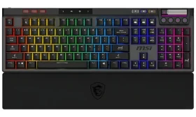 MSI STRIKE PRE Wireless Silent / Herná klávesnica / mechanická / bezdrôtová 2,4GHz+BT / RGB / CZ+SK layout (S11-43CS205-CLA)