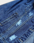 Tmavě modrá dámská džínová bunda model 17149379 Mila Premium Barva: odcienie niebieskiego, Velikost: