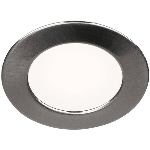 SLV 112225 DL 126 LED vstavané svetlo LED pevne zabudované LED osvetlenie 3 W kov (kartáčovaný); 112225