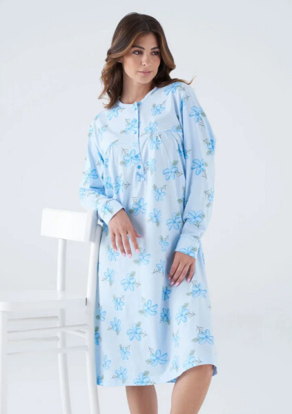 Dámska nočná košeľa Karelpiu KC8005 4XL Sv. růžová