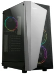 Zalman S4 PLUS čierna / Midi Tower / ATX / 1x USB 3.0 + 2x USB 2.0 / bez zdroja / priehľadná bočnica (S4 Plus)
