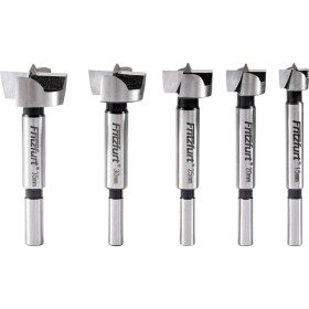 FRITZFURT 2800-3205 sada Forstnerových vrtákov 6-dielna 15 mm, 20 mm, 25 mm, 30 mm, 35 mm Celková dĺžka 200 mm valcová stopka 1 sada; 2800-3205