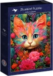BlueBird Puzzle Mačiatko a kvety