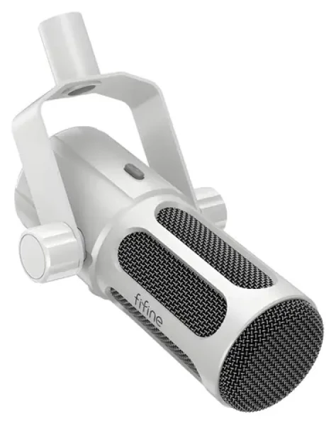 FIFINE Tank6 biela / Dynamický mikrofón / USB / XLR / Kardioidný / 192kHz/24bit (Tank6-W)