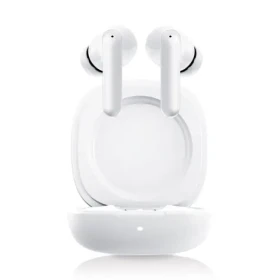 Niceboy Pins 4 PRO biela / Bezdrôtové slúchadlá s mikrofónom / ANC / Bluetooth 5.4 / IP54 / nabíjacie púzdro (pins-4-pro-white)