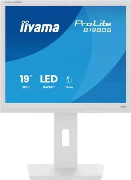19" IIYAMA ProLite B1980S-W1 biela / LED / TN / 1280x1024 / 5:4 / 3 ms / 1000:1 / 250cd-m2 / VESA (B1980S-W1)