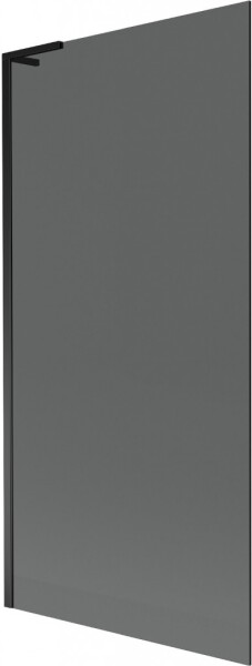 MEXEN/S - Next L vaňová zástena FIX 90 x 150, grafit, čierna 895-090-000-03-40-70