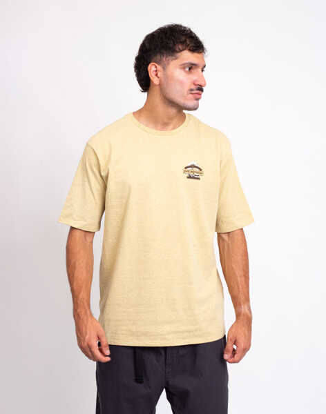 Patagonia M's Great Waves Responsibili-Tee® Lynx Tan L