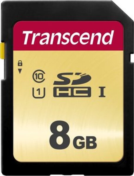 Transcend 500S 8GB / SDHC pamäťová karta / Class 10 / UHS-I (Ultimate) / R: 95MBps / W: 60MBps (TS8GSDC500S)