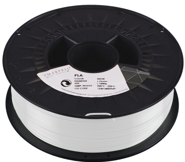 Smartfil PLA filament snehobiely SNOW 1,75 mm 1000 g