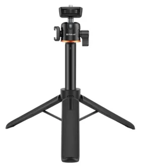 Puluz PU732B čierna / Statív so selfie tyčou / výška 20,5-55,2 cm / závit 1/4” / hliníková zliatina, nylon (PU732B)