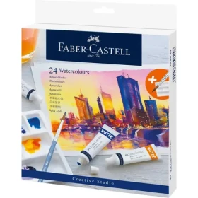 Faber-Castell Akvarelové farby - papierová krabička 24 ks (169624)