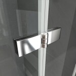 H K - Vaňová zástena S3 CLEAR 100x140cm - trojdielna sklopná, číre sklo SE-S3CLEAR100