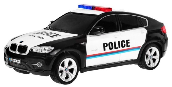 Mamido Mamido Policajné autíčko na diaľkové ovládanie BMW X6 1:24 Farba: