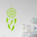 Veselá Stena Samolepka Lapač snov ornament Farba: fialová, Veľkosť: 80 x 31 cm