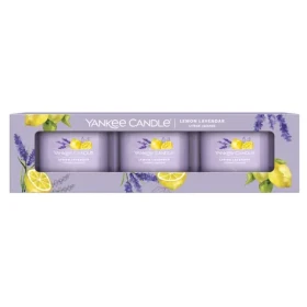 Yankee Candle Sada Votívnych Sviečok Plnených V Skle Praline Birch Lemon Lavender (5038581167404)