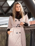 Kabát Gamstel Coat Quilted Beige