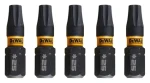 DeWalt Súprava bitov T25 / Extreme Torx / 5 ks (DT7382T)