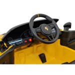 Mamido Elektrické autíčko Porsche Spyder RS ​​718 lakované žlté