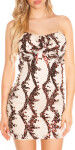 Sexy KouCla Cocktailminidress with lace and sequin Einheitsgroesse