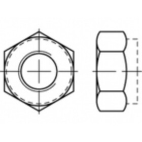 TOOLCRAFT TO-5440152 šesťhranné matice M22 ocel glavanizované zinkom 25 ks; TO-5440152