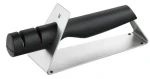 WMF Gourmet čierny / Brúsok na nože / pre rovné ostrie / nerezová oceľ / 22,3 cm (1876516030)
