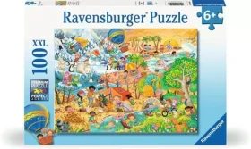 Ravensburger Puzzle: Zábava v každom ročnom období /100 dielikov/ od 6 rokov